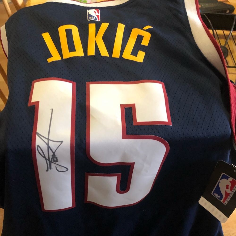 Signed Nikola Jokic Nuggets Jersey